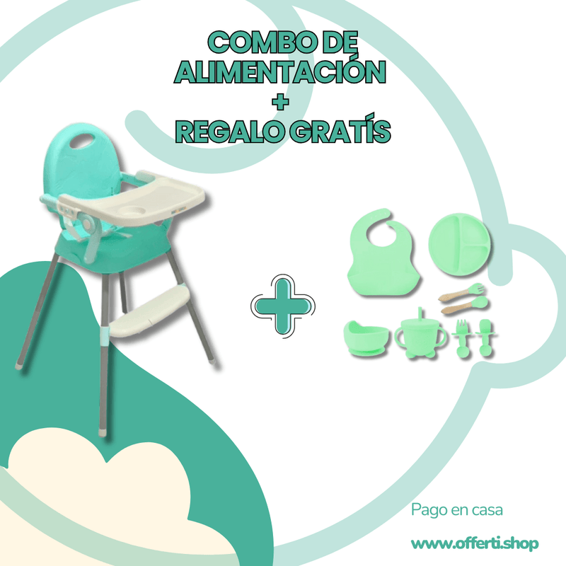 Silla Comedor 3 en 1 – La Solución Completa para el Crecimiento de Tu Hijo + REGALO GRATIS