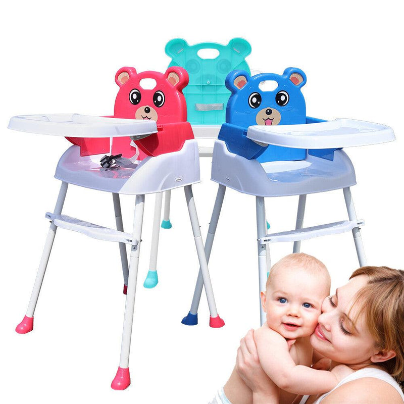 Silla de Comer 4 en 1 Mini Bear™ con Diseño Ergonómico + Kit de Alimentación GRATIS